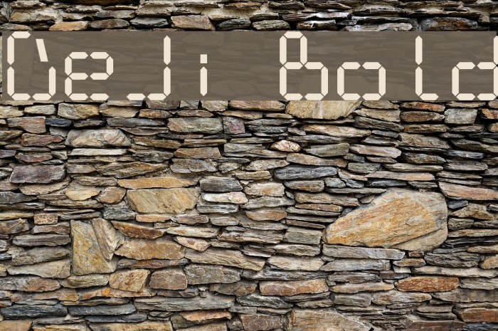 DeJi Bold Font examples