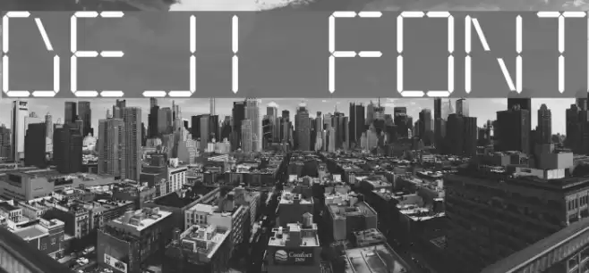 DeJi Font examples