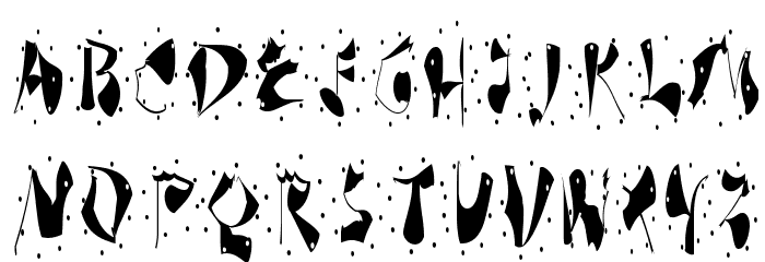 DeKonitials Font LOWERCASE