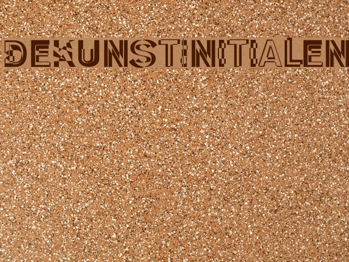 DeKunst-Initialen Font examples