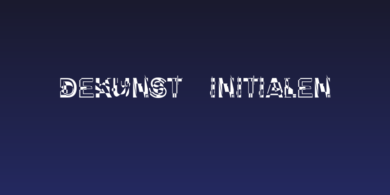 DeKunst-Initialen Social Header