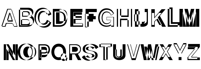 DeKunst-Initialen Font LOWERCASE