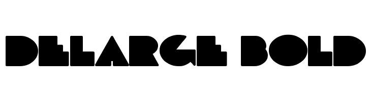 DeLarge Bold Font