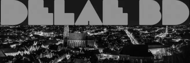 DeLarge Bold Schriftart examples