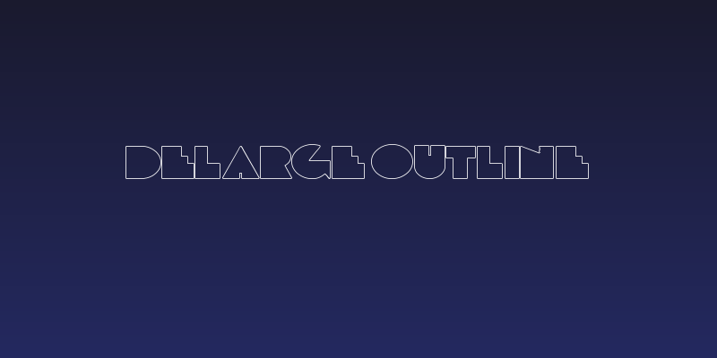 DeLarge Outline Social Header