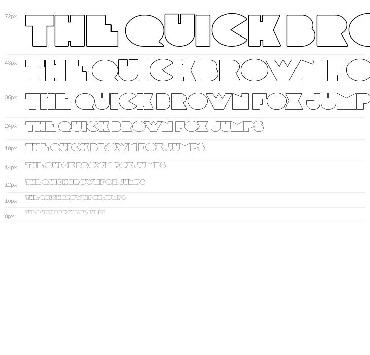 DeLarge Outline Waterfall