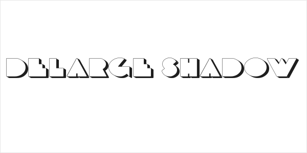DeLarge Shadow Logo