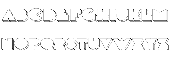 DeLarge Wired Font LOWERCASE