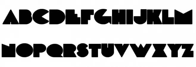 DeLarge Font LOWERCASE