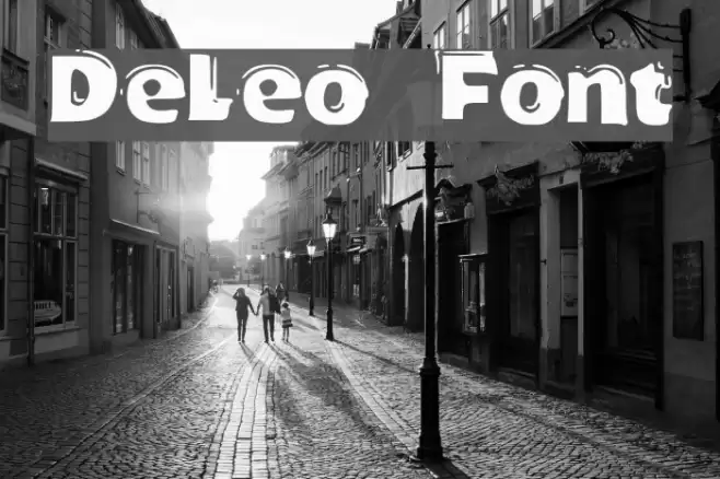 DeLeo Font examples
