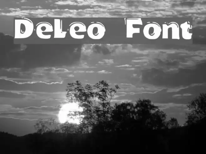 DeLeo Font examples