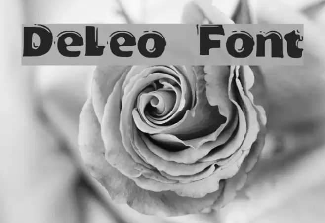 DeLeo Font examples