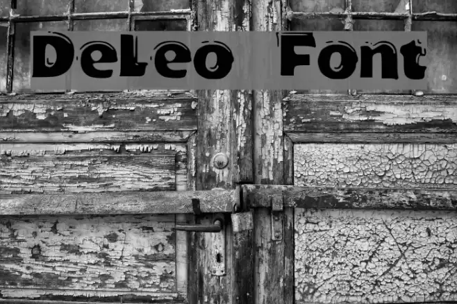 DeLeo Font examples