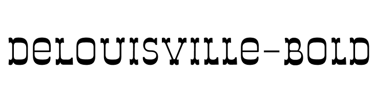 DeLouisville-Bold  لخطوط تنزيل