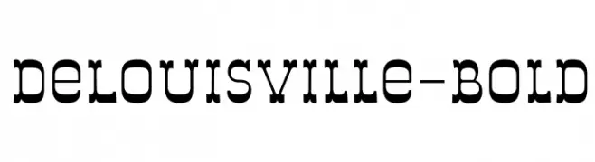 DeLouisville-Bold 