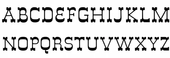 DeLouisville-Bold Schriftart Groß