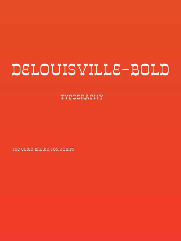 DeLouisville-Bold Poster
