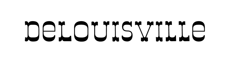 DeLouisville फ़ॉन्ट