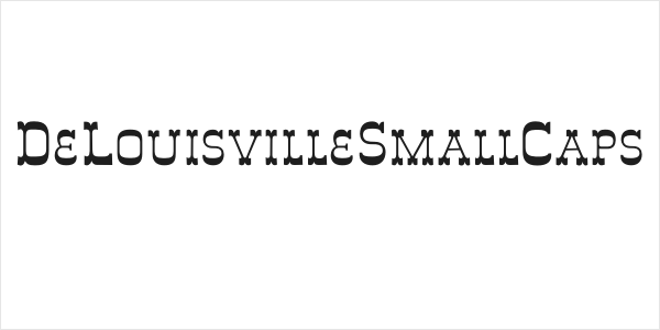 DeLouisvilleSmallCaps Logo