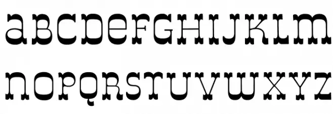 DeLouisville Font Litere mici