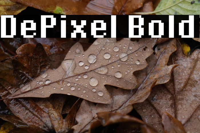 DePixel Bold Example 1