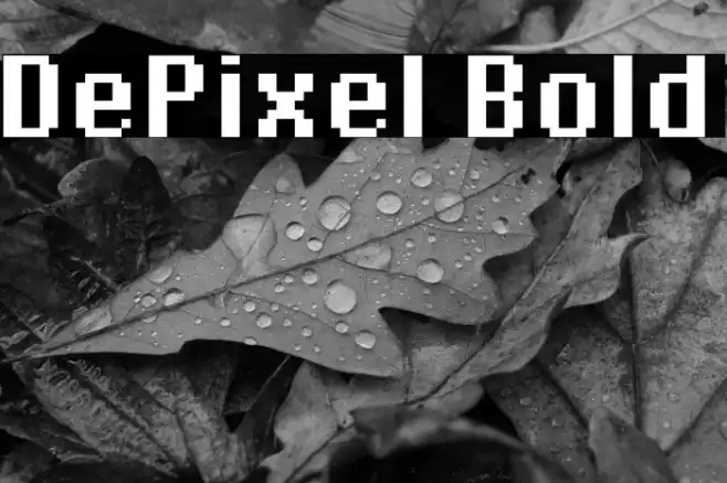 DePixel Bold Example 1