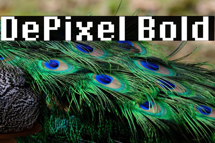 DePixel Bold Example 3
