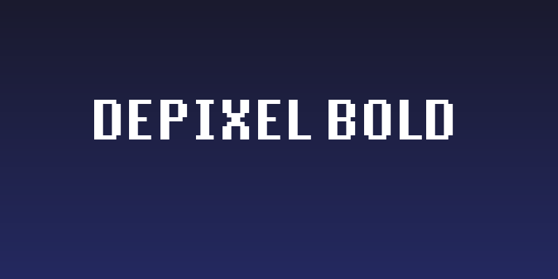 DePixel Bold Social Header