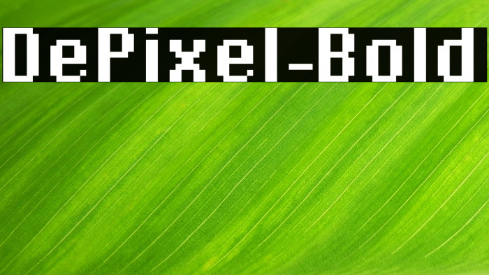 DePixel-Bold Example 3