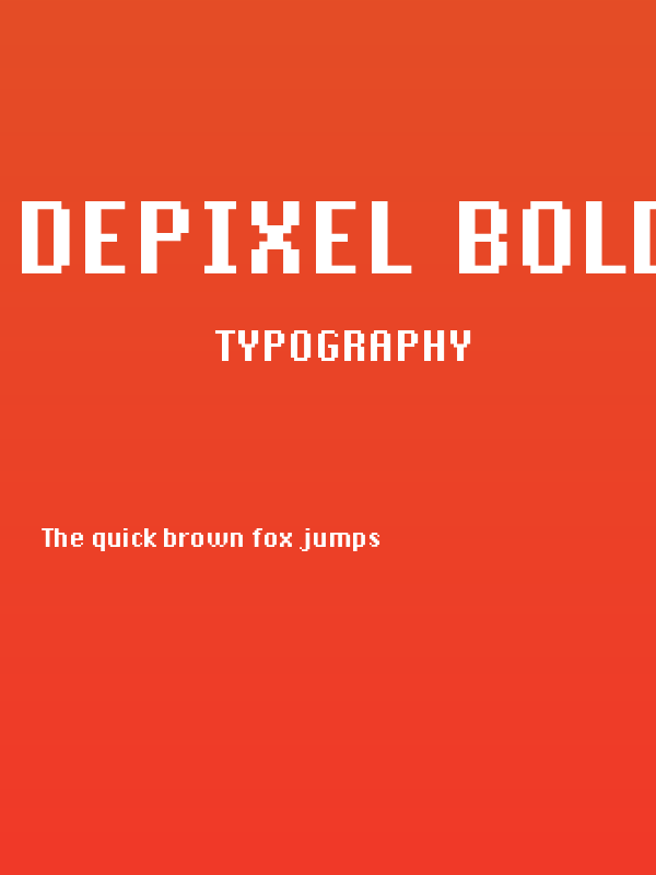 DePixel-Boldreduced Poster