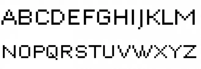DePixel-Breit Шрифта ВЕРХНИЙ