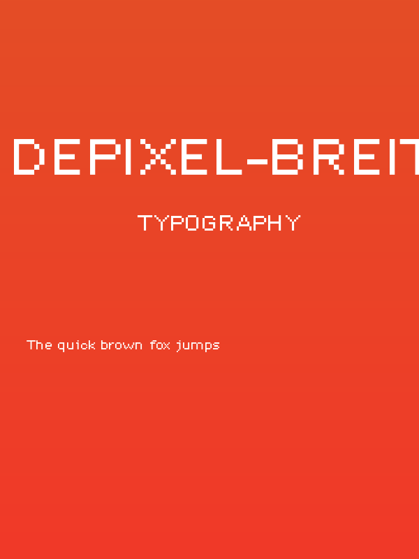 DePixel-Breit Poster