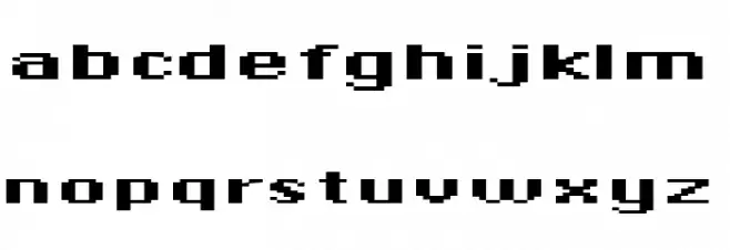 DePixel BreitFett Fuentes MINÚSCULAS