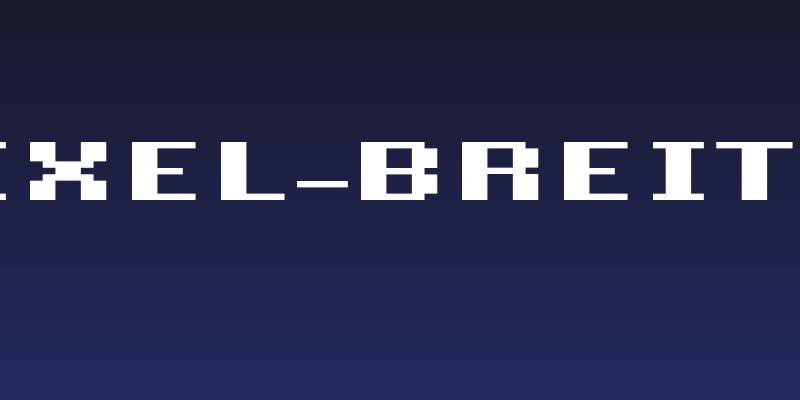 DePixel-BreitFett Social Header