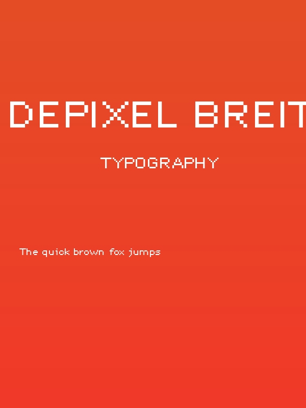 DePixel Breit Poster