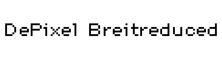 DePixel-Breitreduced  Fuentes Gratis Descargar