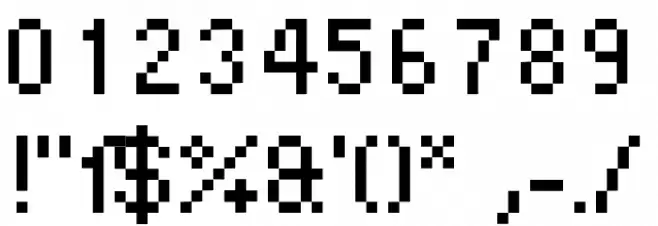 DePixel-Klein Font OTHER CHARS