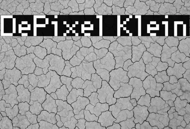 DePixel Klein Font examples