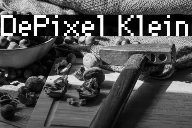 DePixel Klein Font examples