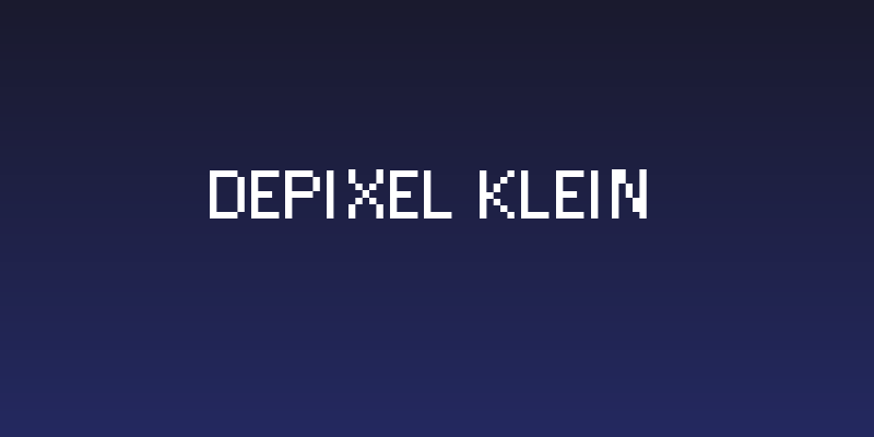 DePixel Klein Social Header