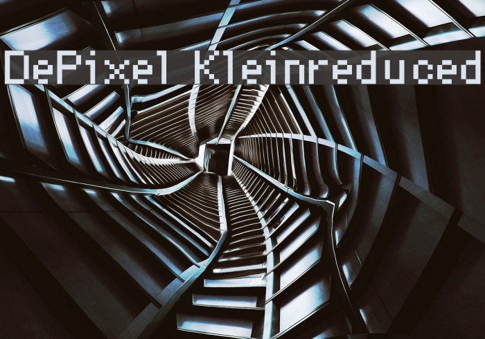 DePixel-Kleinreduced Font examples