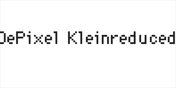 DePixel-Kleinreduced Logo