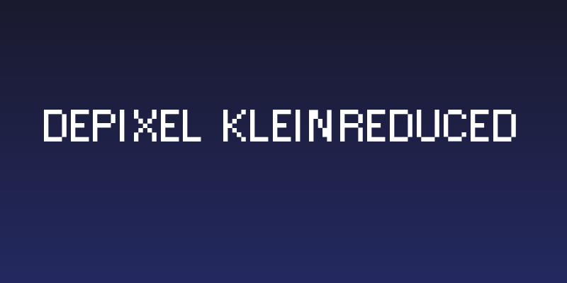 DePixel-Kleinreduced Social Header