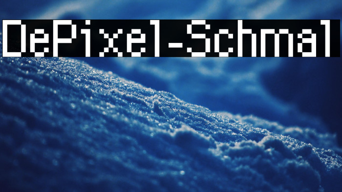 DePixel-Schmal Example 1