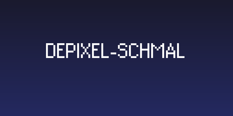 DePixel-Schmal Social Header