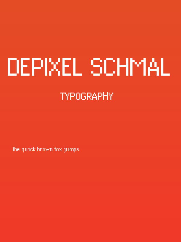 DePixel Schmal Poster
