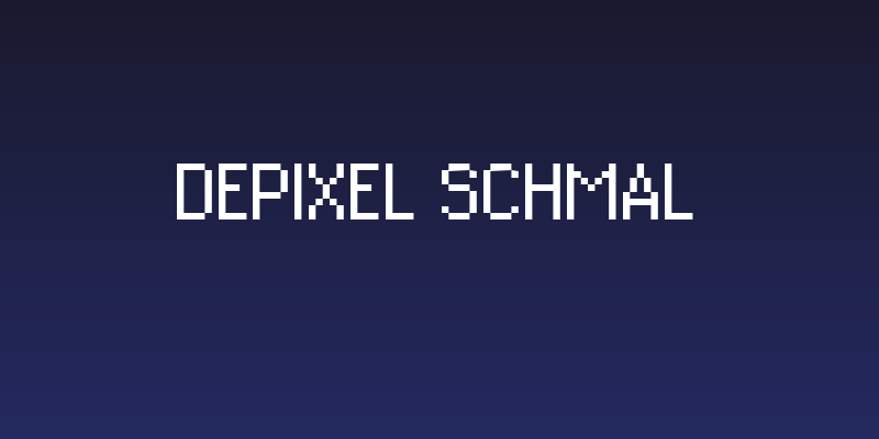 DePixel Schmal Social Header