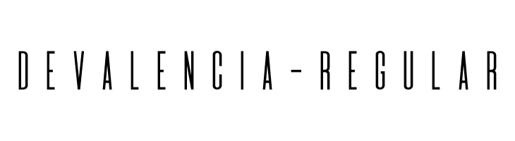 DeValencia-Regular Font