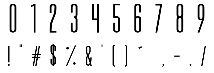 DeValencia-Regular Font OTHER CHARS