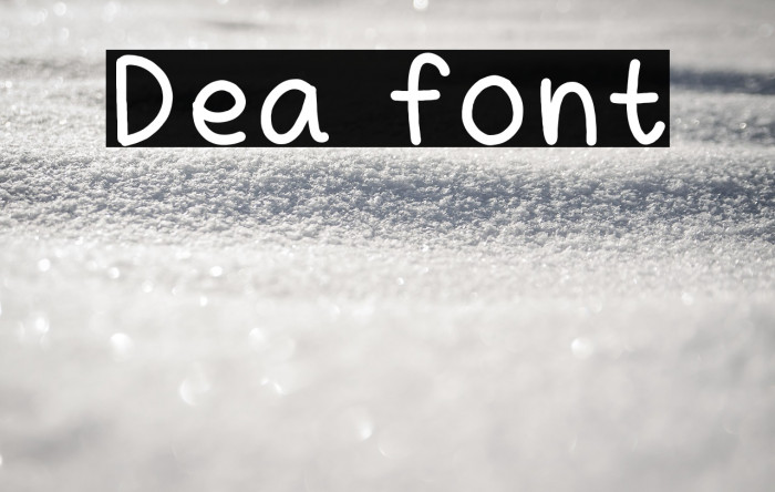 Dea font फ़ॉन्ट examples